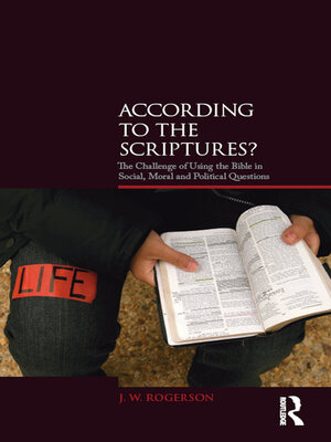 cover image of According to the Scriptures?